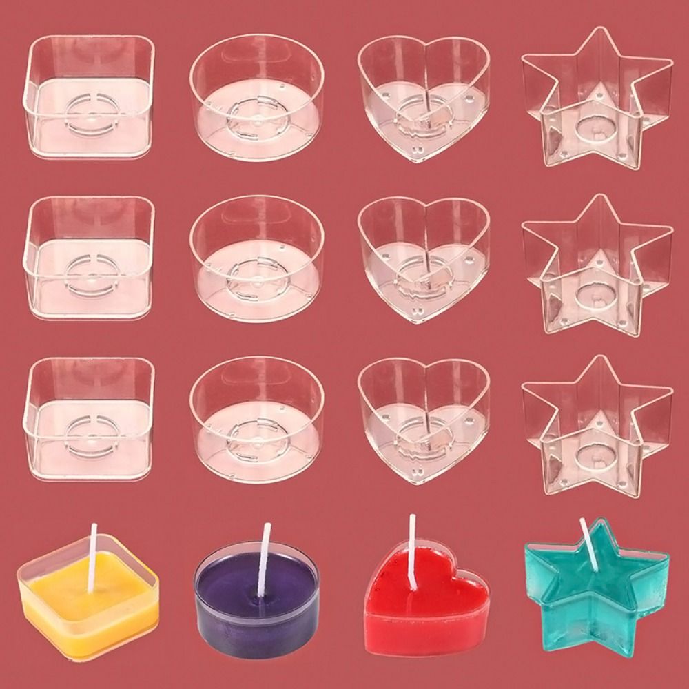Candle Making Supplies Jars - 10Pcs DIY Art Light Candle Making