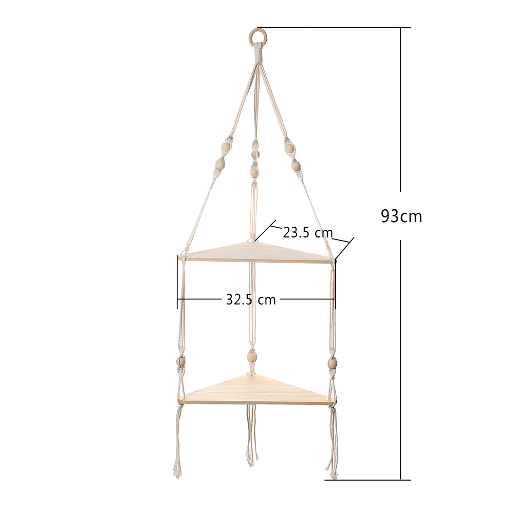Triangle Shelves Wall Decor Ma - Candle Holder Supplies recension och pris