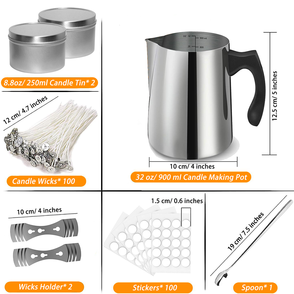 Candle Making Starter Kit Supp - Candle Making Supplies Jars recension och pris