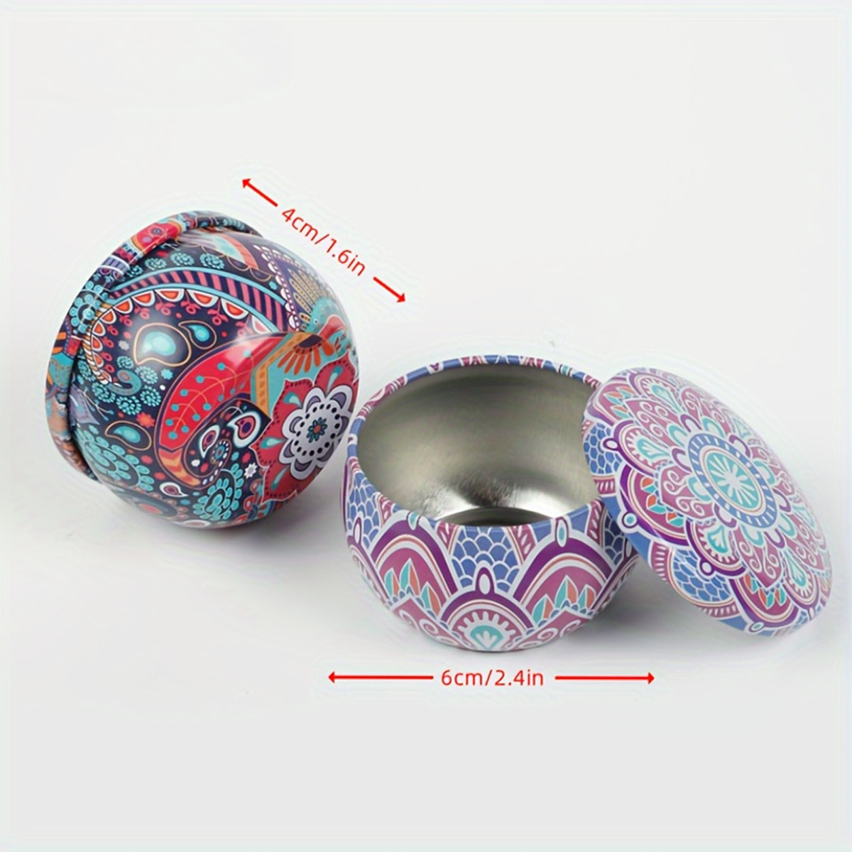 12pcs Premium Floral Printed C - Candle Making Supplies Jars recension och pris