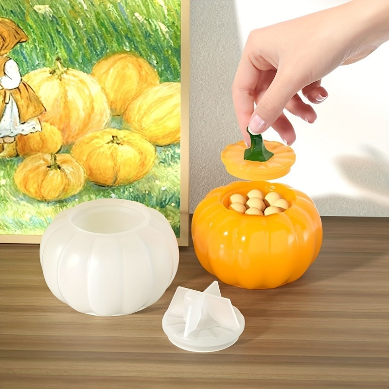 2pcs Pumpkin Jar Silicone Mold - Candle Holder Supplies recension och pris