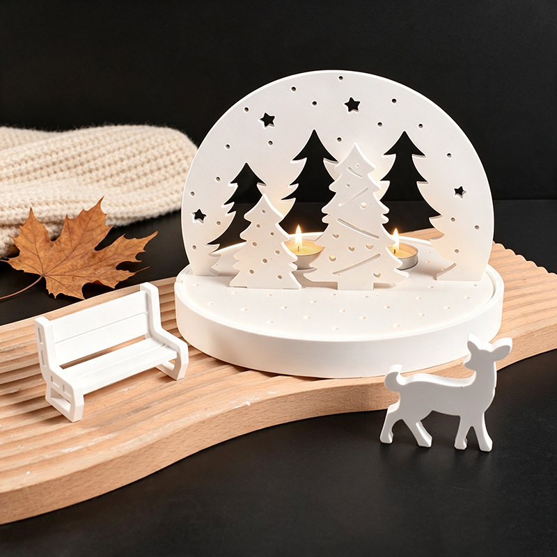 Christmas Elk Tealight Candle  - Candle Holder Supplies recension och pris