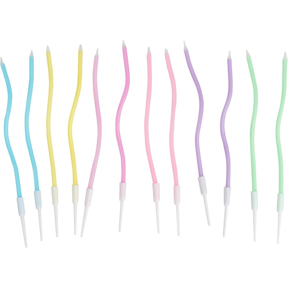 Rainbow Spiral Birthday Cake C - Candle Supply recension och pris