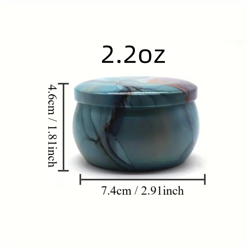 12/24 Pieces 2.2oz Metal Candl - Candle Making Supplies Jars recension och pris