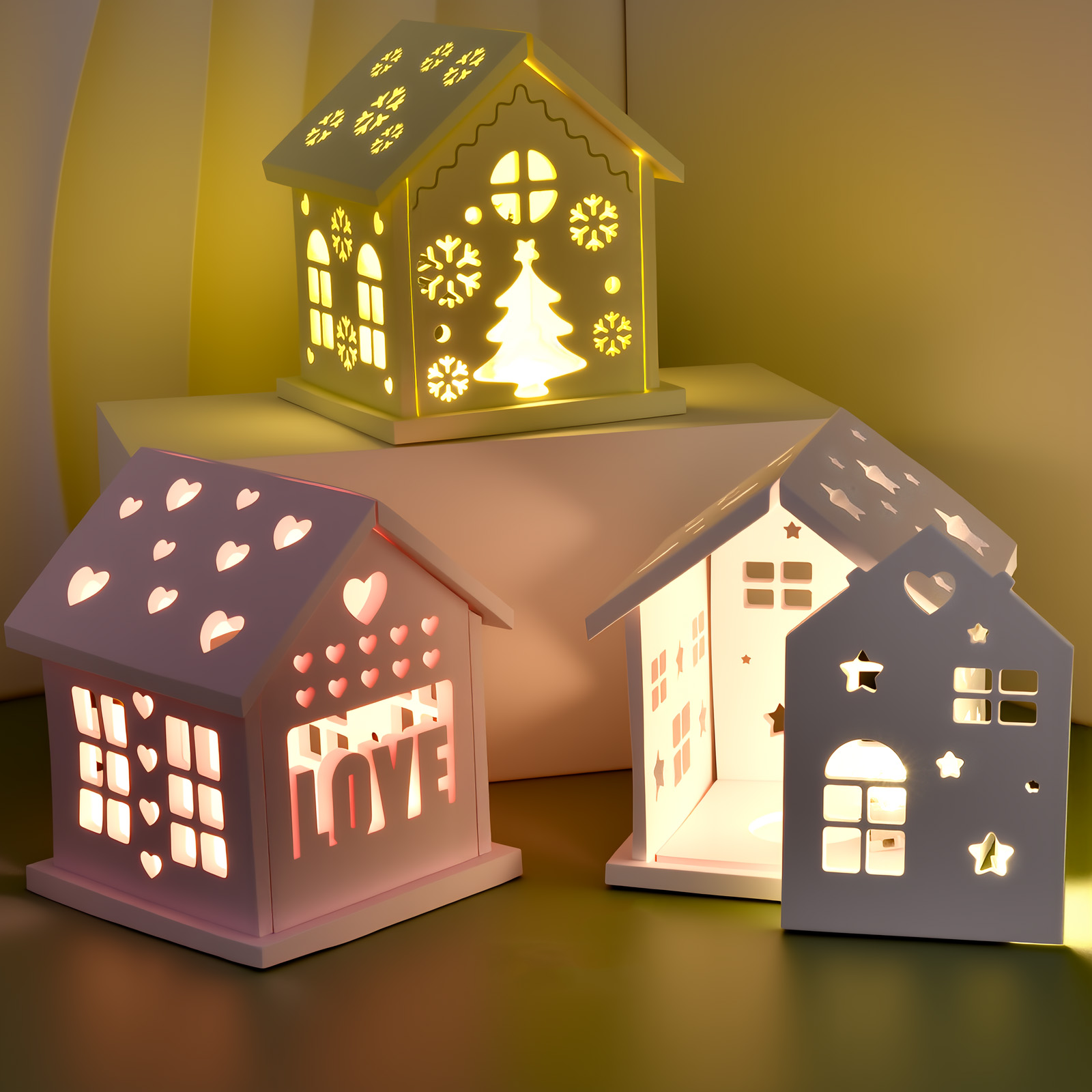 3D House Silicone Mold DIY Chr - Candle Holder Supplies recension och pris