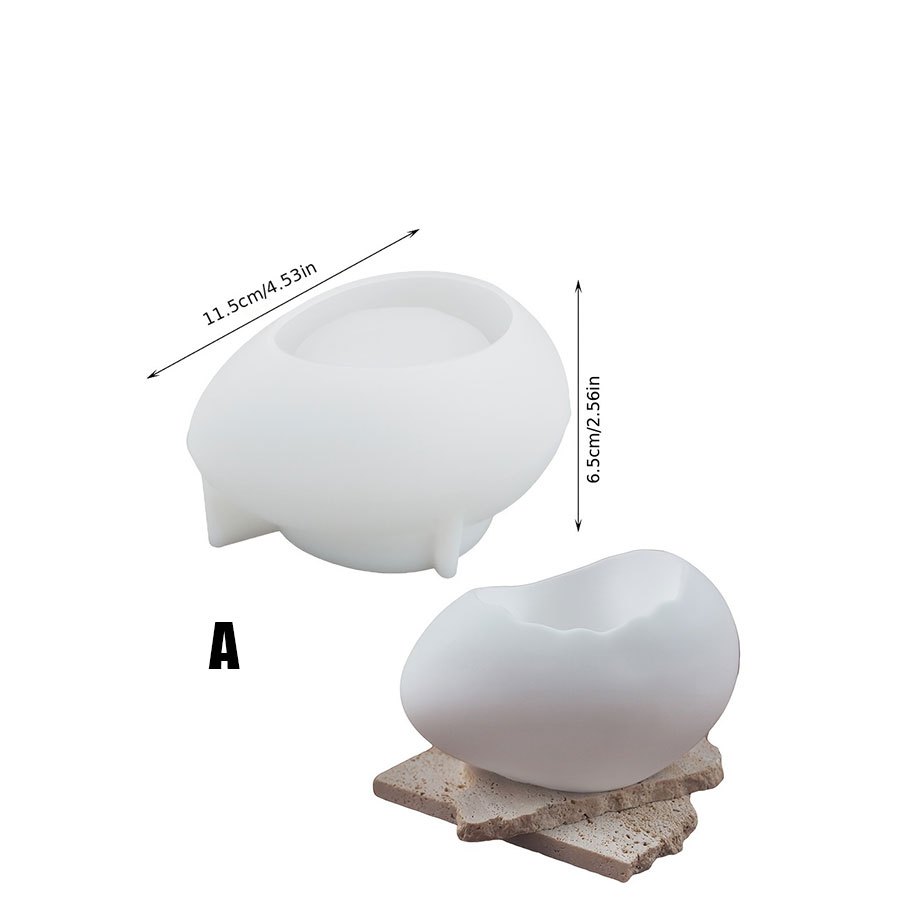 [Resin Mold]  Silicone Egg Mol - Candle Holder Supplies recension och pris