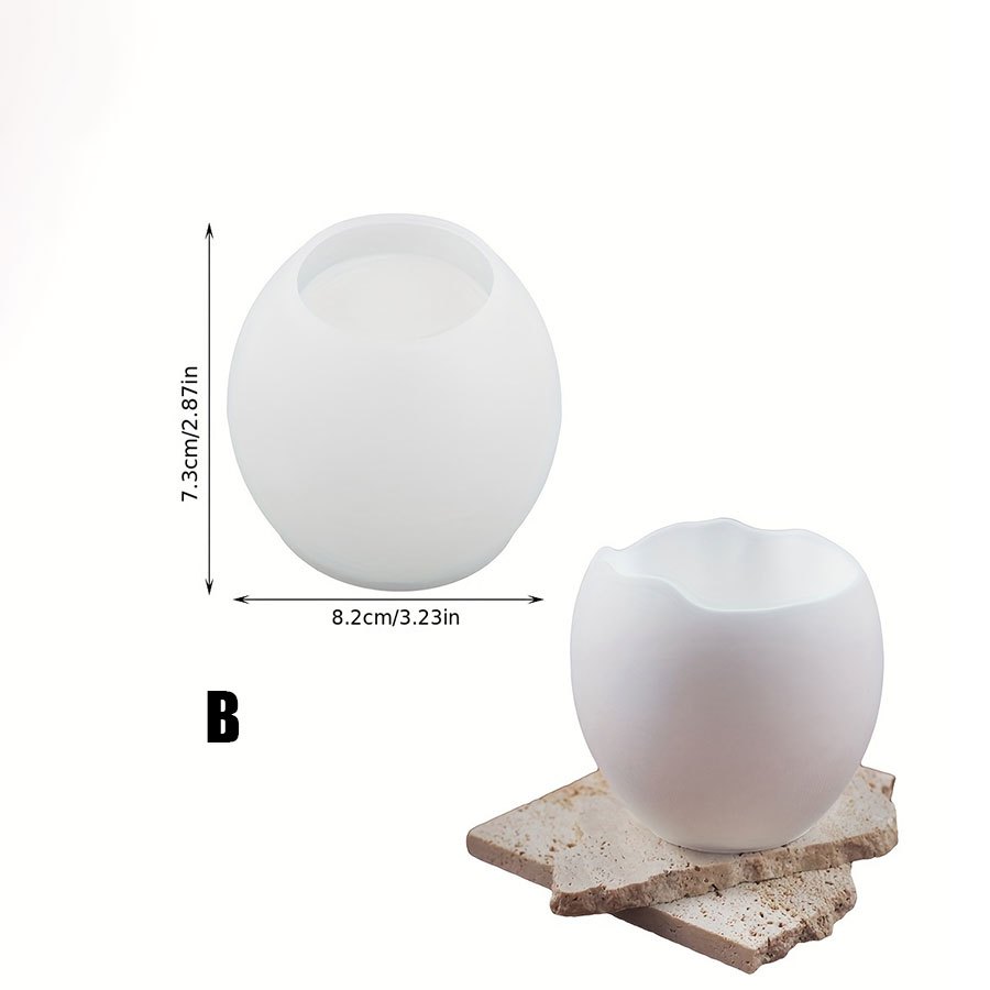 [Resin Mold]  Silicone Egg Mol - Candle Holder Supplies recension och pris