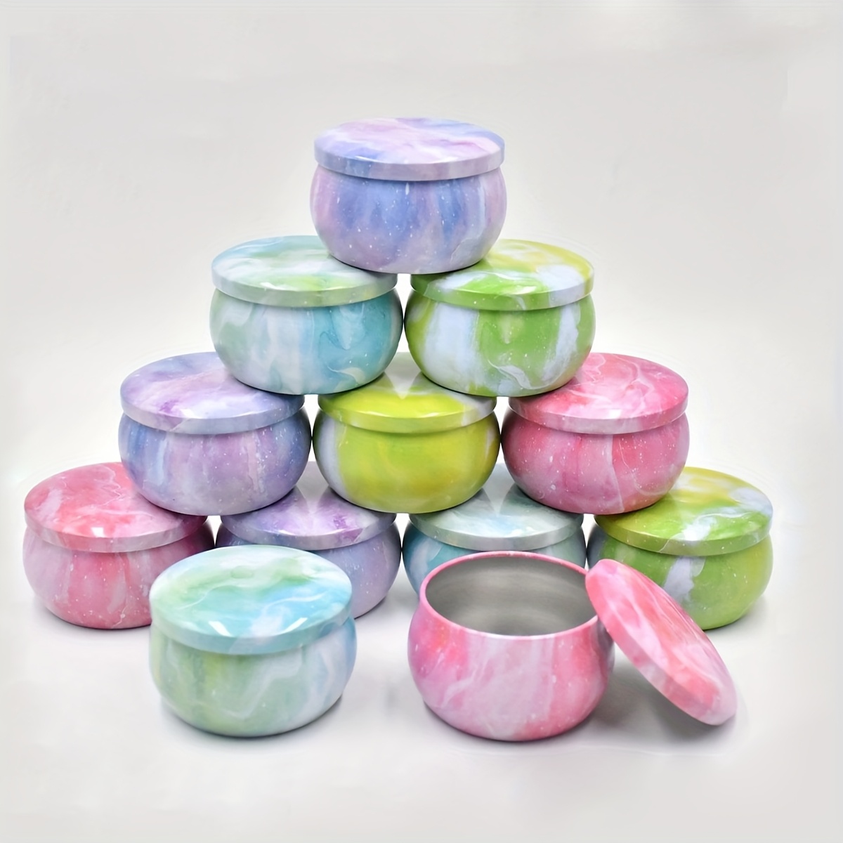 Starry sky patterned metal emp - Candle Making Supplies Jars recension och pris