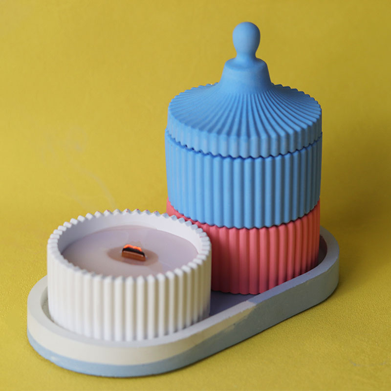 Concrete Candle Jar Silicone M - Candle Making Supplies Jars recension och pris