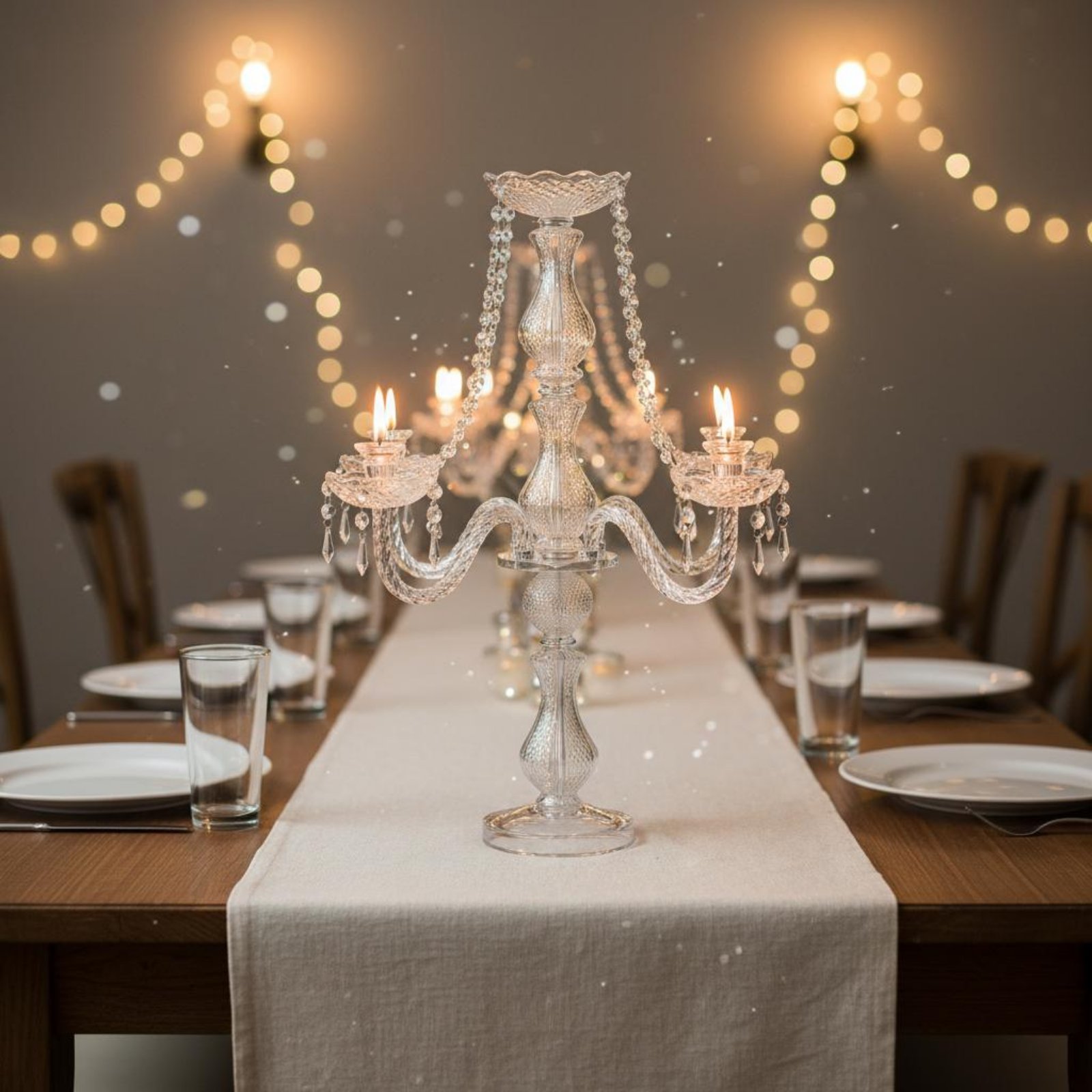 Crystal Candelabra Elegant Wed - Candle Holder Supplies recension och pris