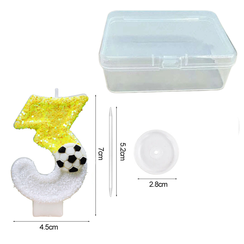 Yellow White Sequins Sports Fo - Candle Supply recension och pris