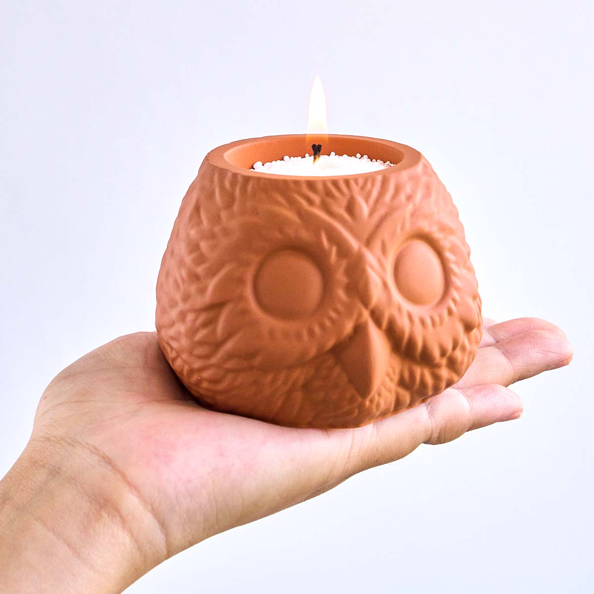 3D Owl Shape Candle Jar Silico - Candle Making Supplies Jars recension och pris