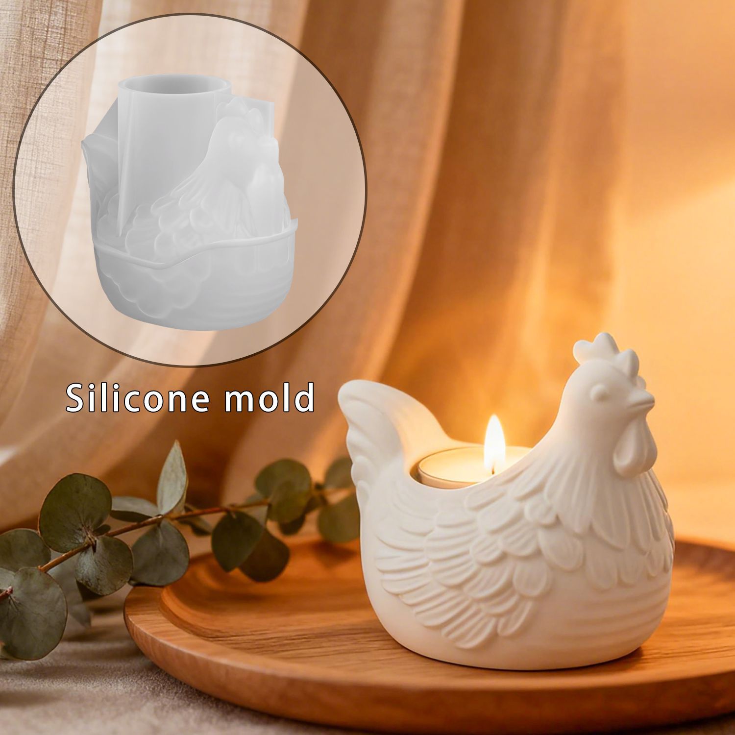 DIY 3D Little Chicken Candle H - Candle Holder Supplies recension och pris