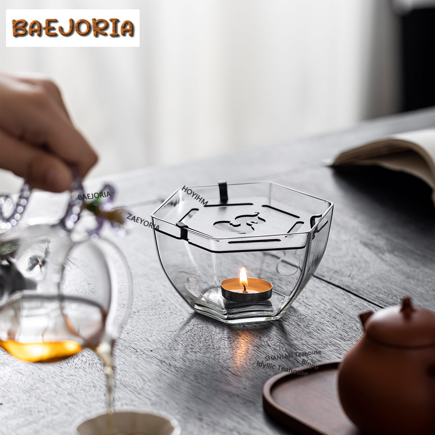 Hexagonal Gourd-shaped Glass T - Candle Holder Supplies recension och pris