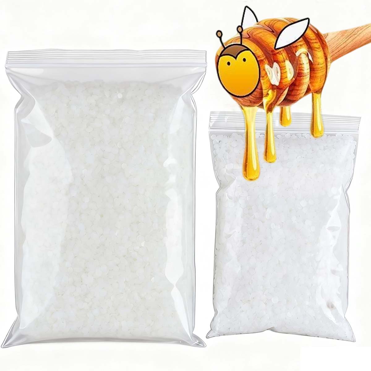 200g-1000g White Beeswax Pure  - Candle Making Supplies Usa recension och pris