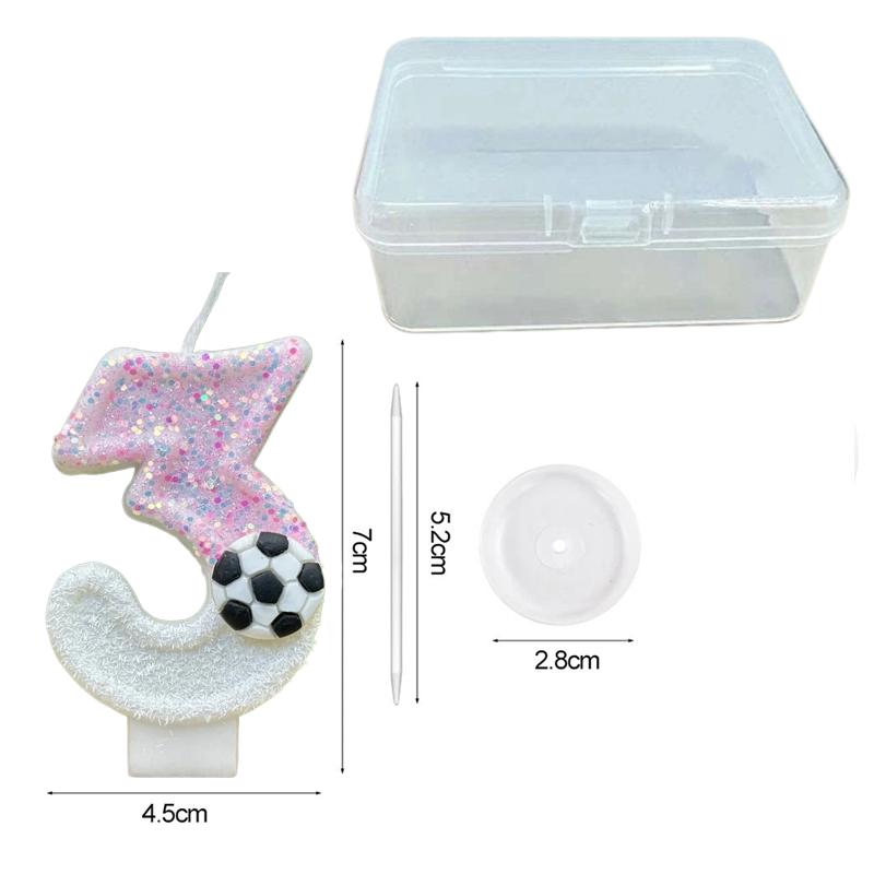 Pink White Sequins Sports Foot - Candle Supply recension och pris